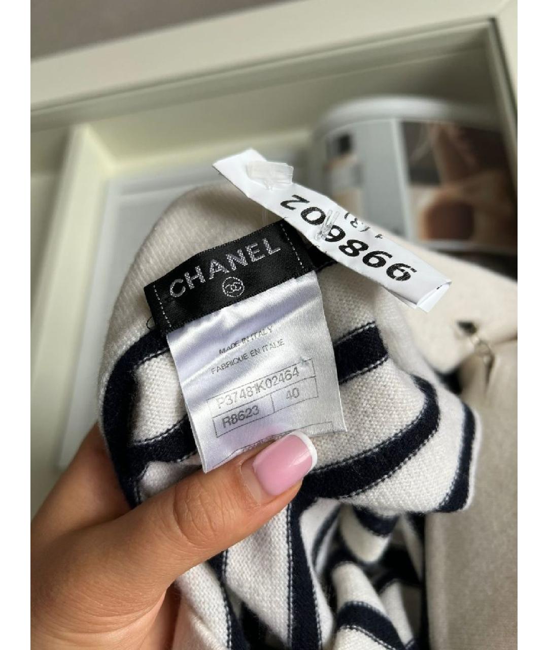 CHANEL Мульти кашемировый джемпер / свитер, фото 7