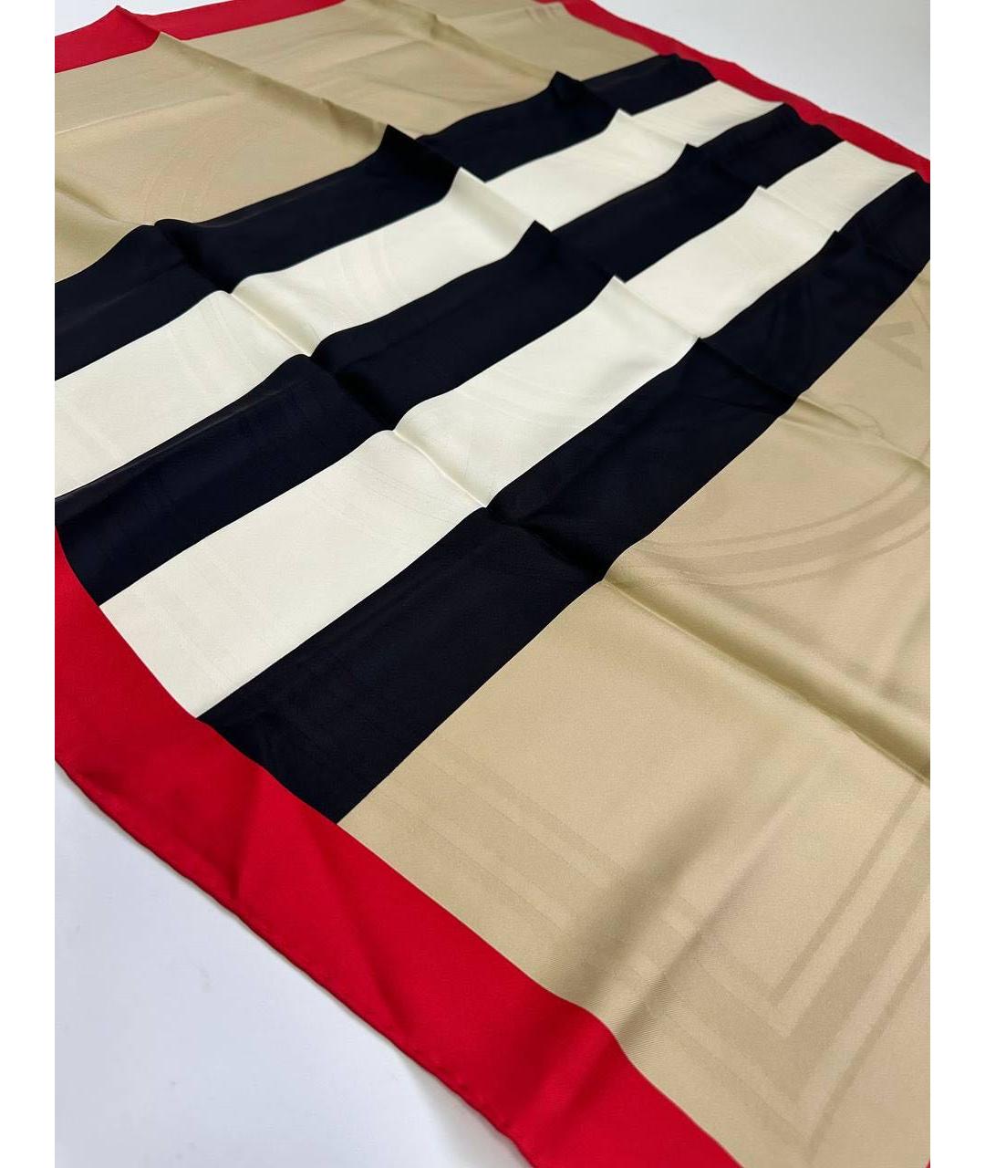 BURBERRY Мульти шелковый платок, фото 5