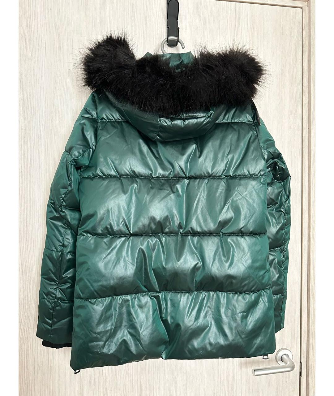 DKNY Зеленая полиэстеровая куртка, фото 2