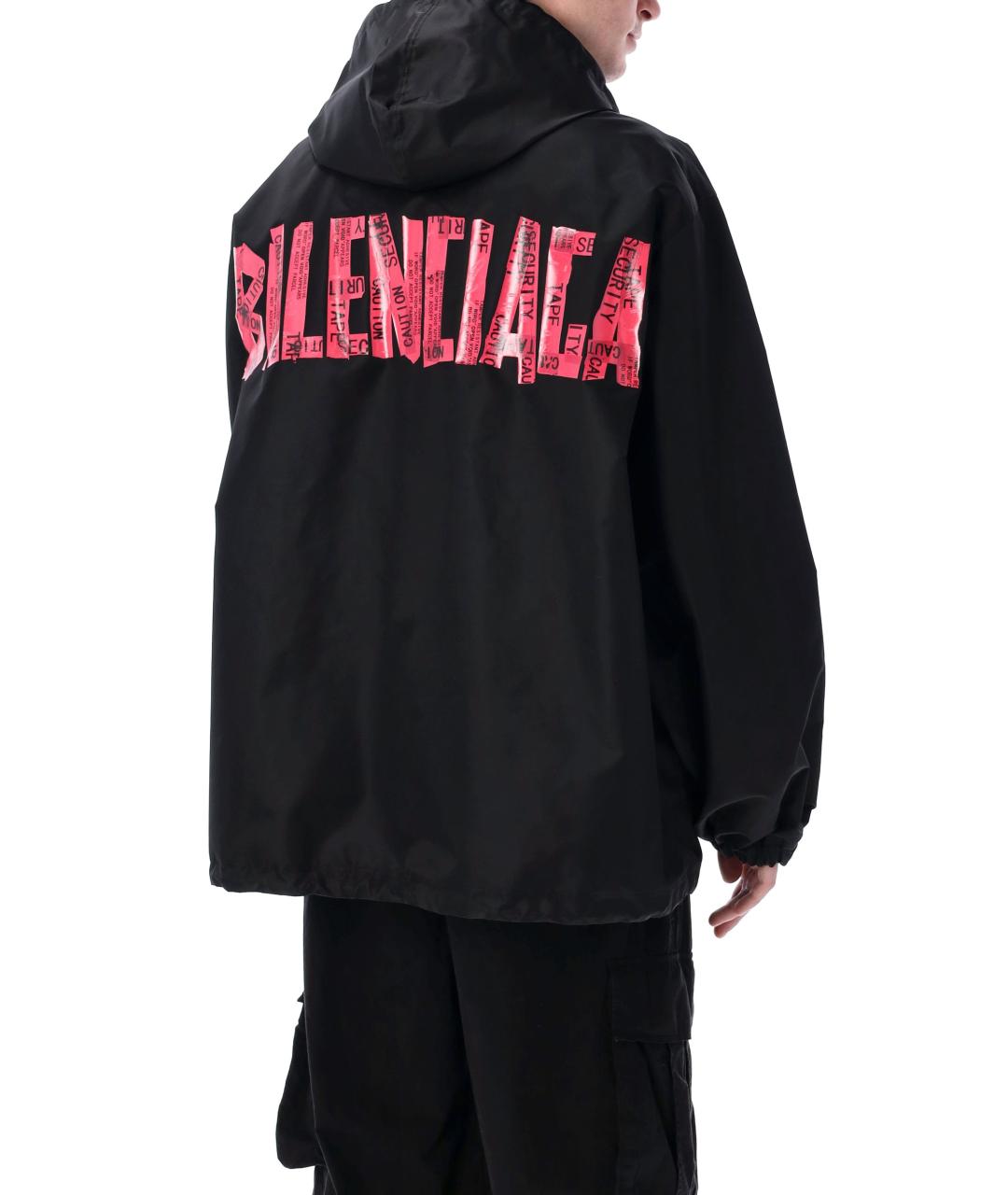 BALENCIAGA Черная полиамидовая куртка, фото 3