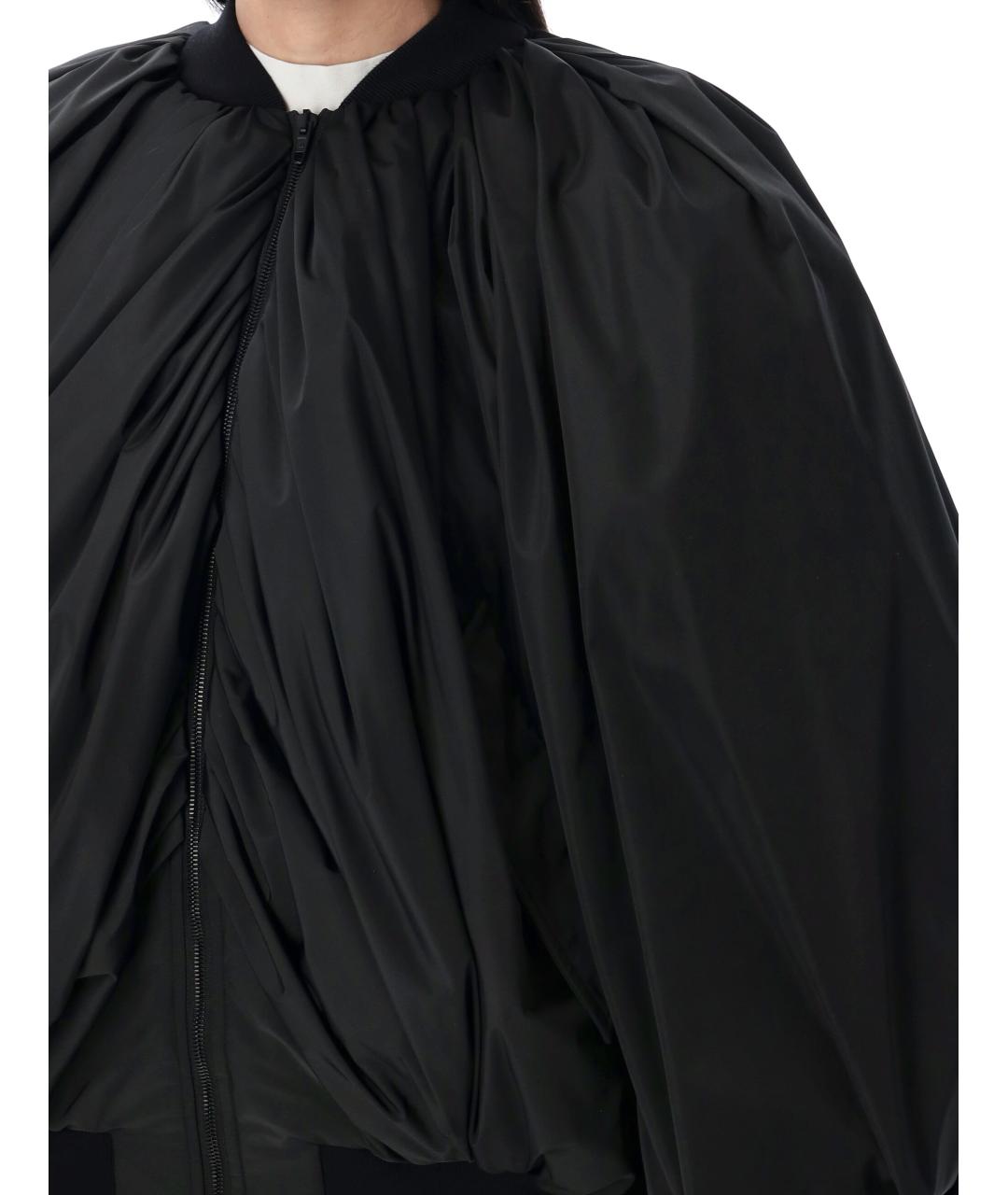 BALENCIAGA Черная синтетическая куртка, фото 4
