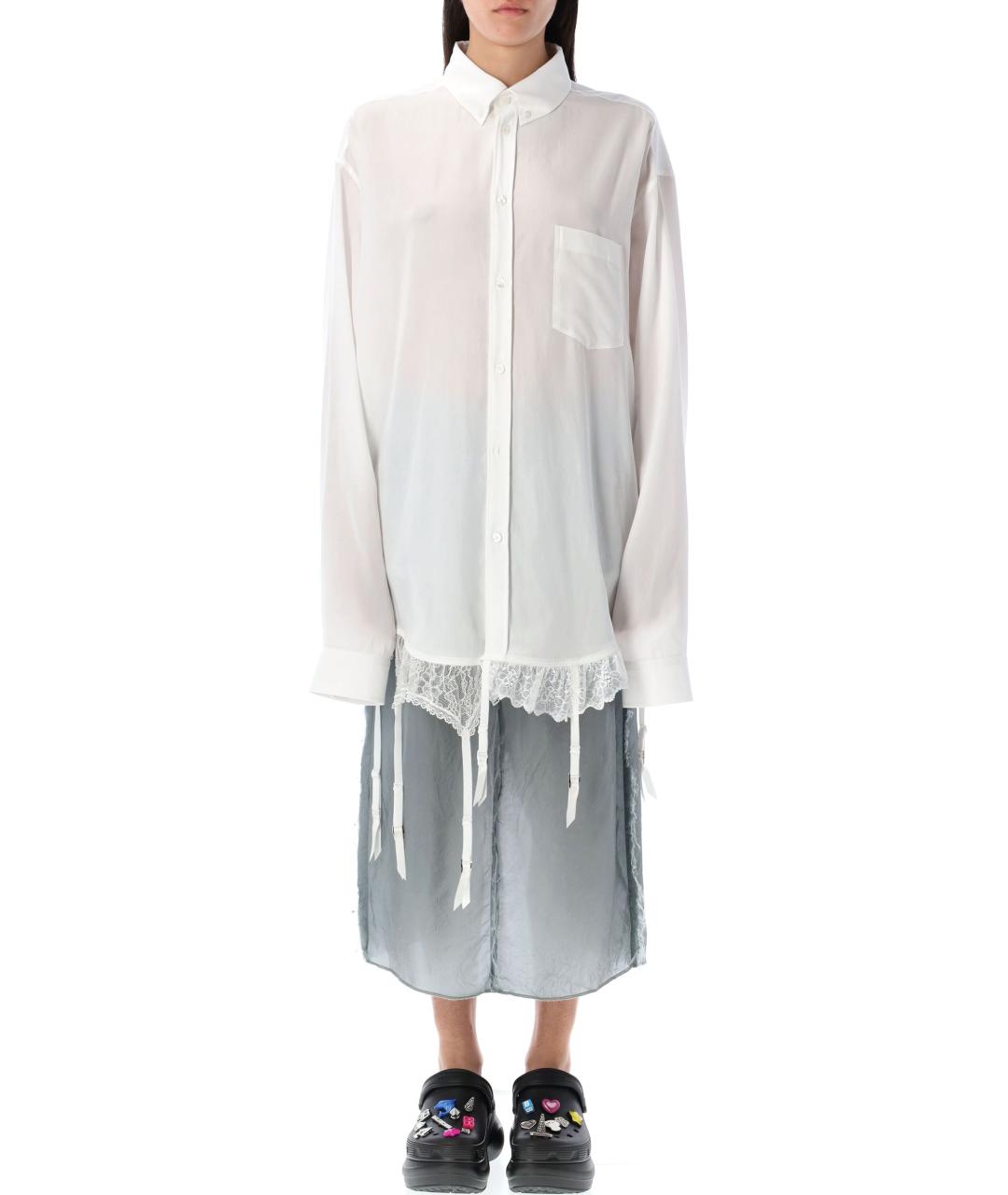 BALENCIAGA Белая рубашка, фото 2