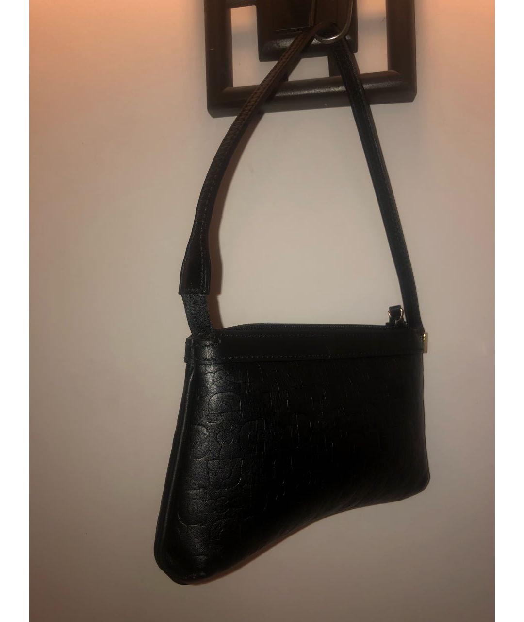 GUCCI Черная кожаная сумка с короткими ручками, фото 2