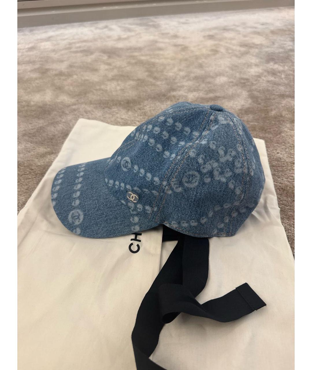 CHANEL Голубая кепка, фото 3