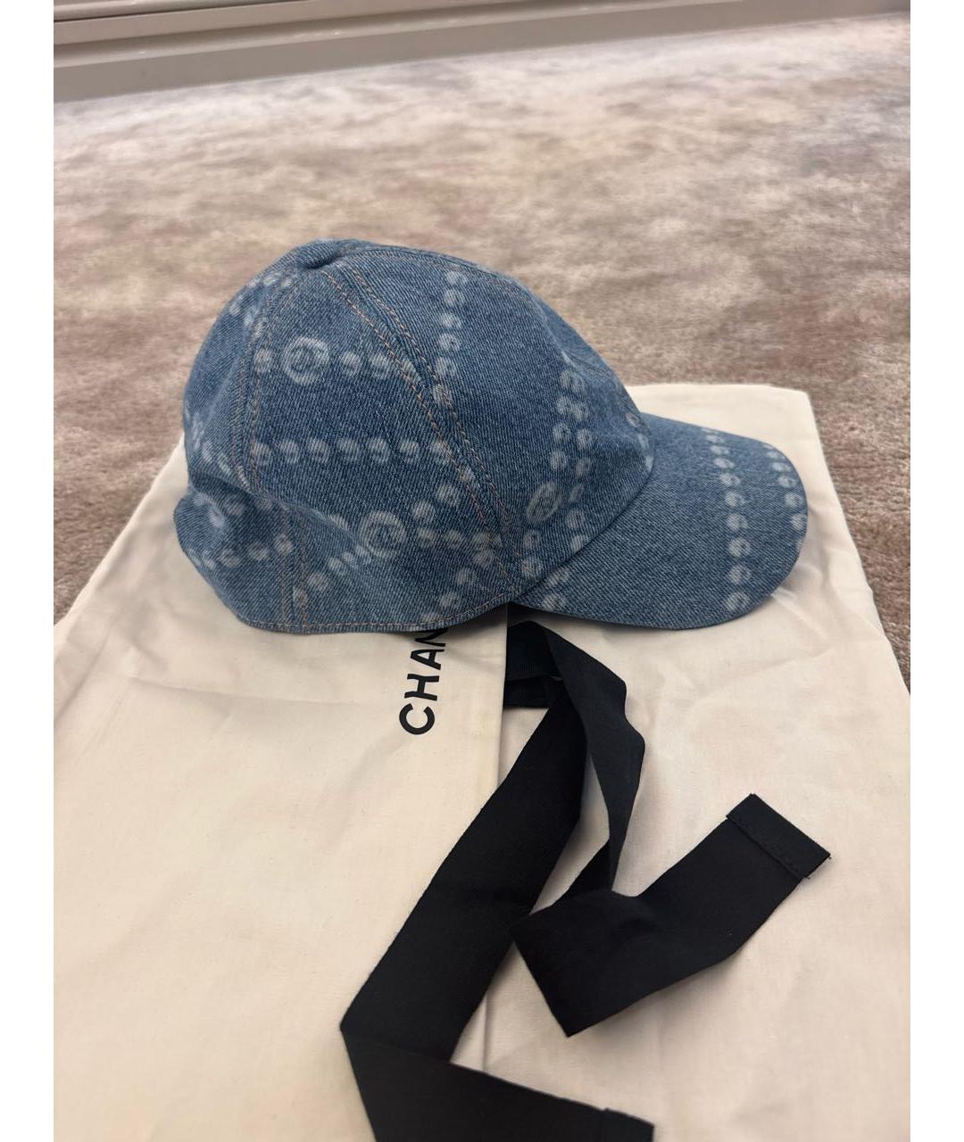 CHANEL Голубая кепка, фото 2
