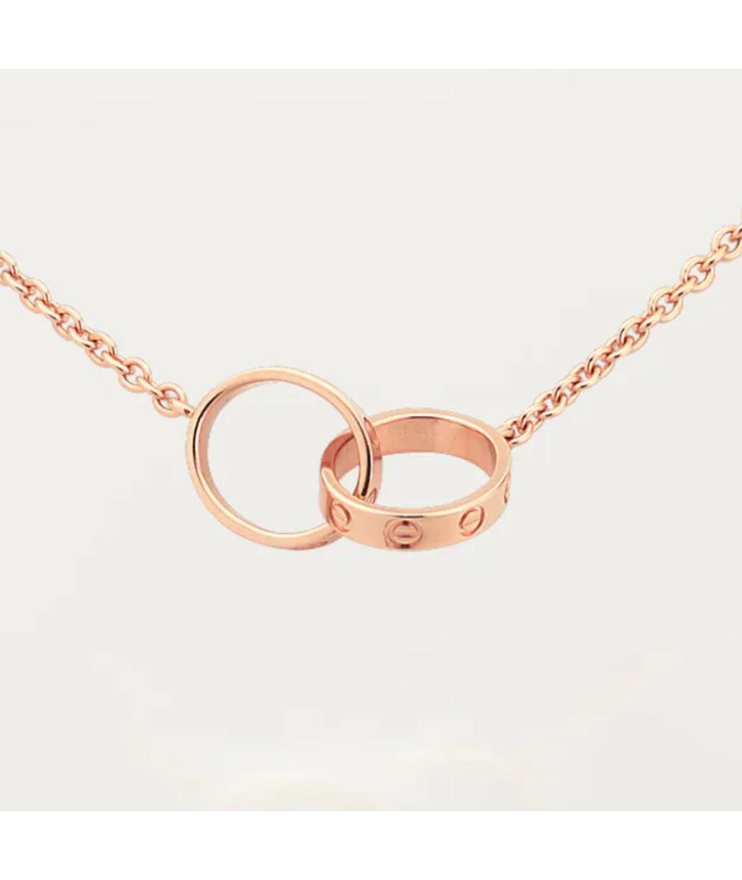 CARTIER Розовое колье из розового золота, фото 4