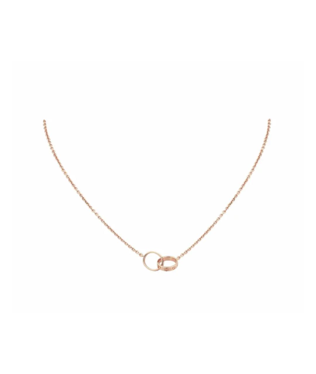 CARTIER Розовое колье из розового золота, фото 1