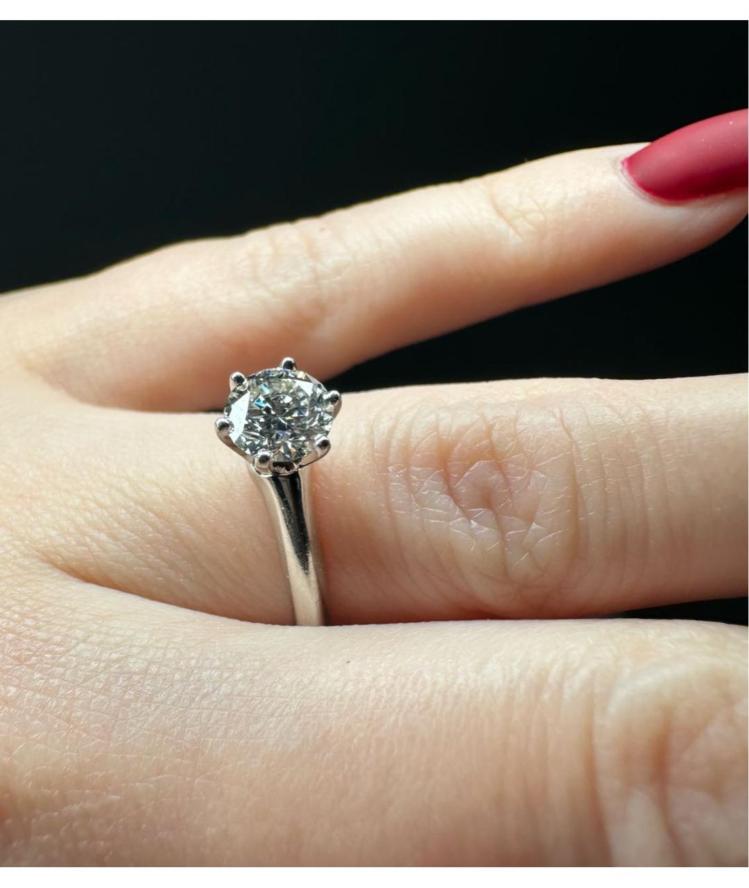 TIFFANY&CO Платиновое кольцо, фото 3