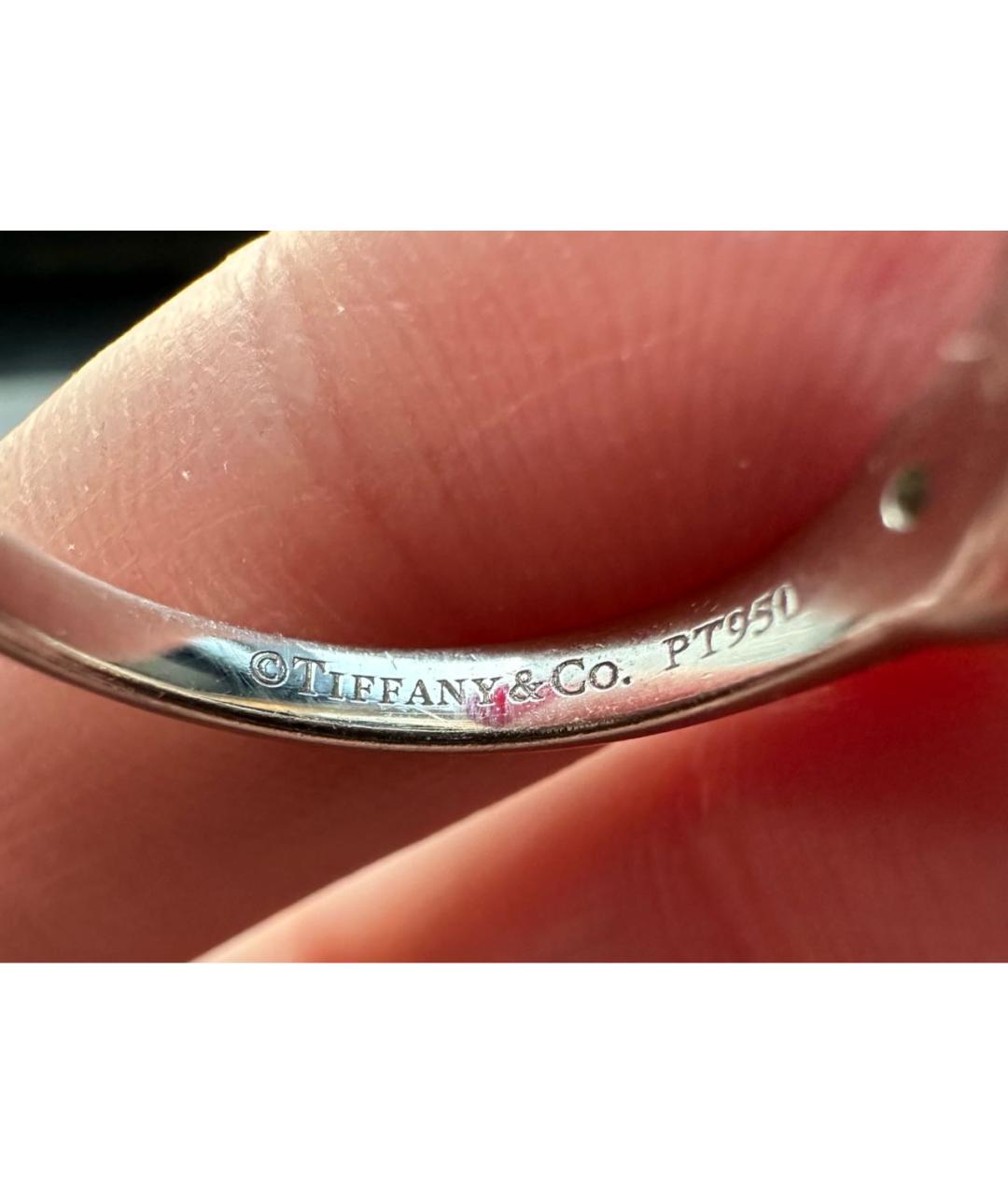 TIFFANY&CO Платиновое кольцо, фото 5