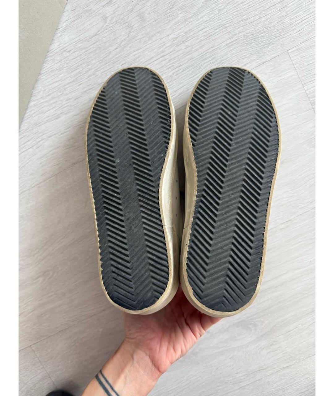 GOLDEN GOOSE DELUXE BRAND Белые кожаные кроссовки, фото 8