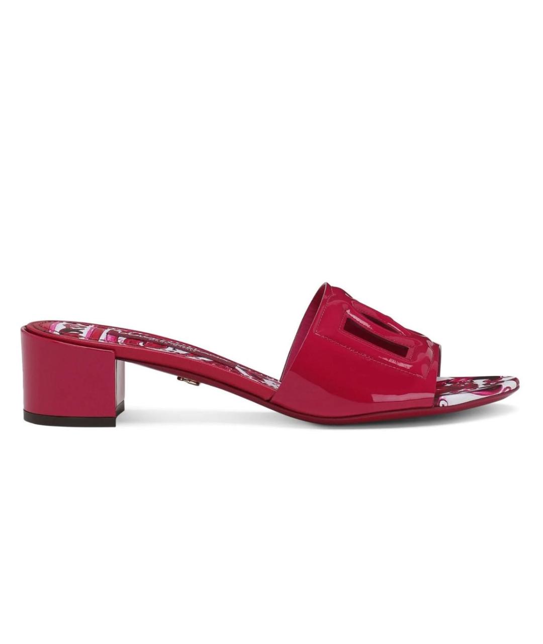 DOLCE&GABBANA Кожаные шлепанцы, фото 5