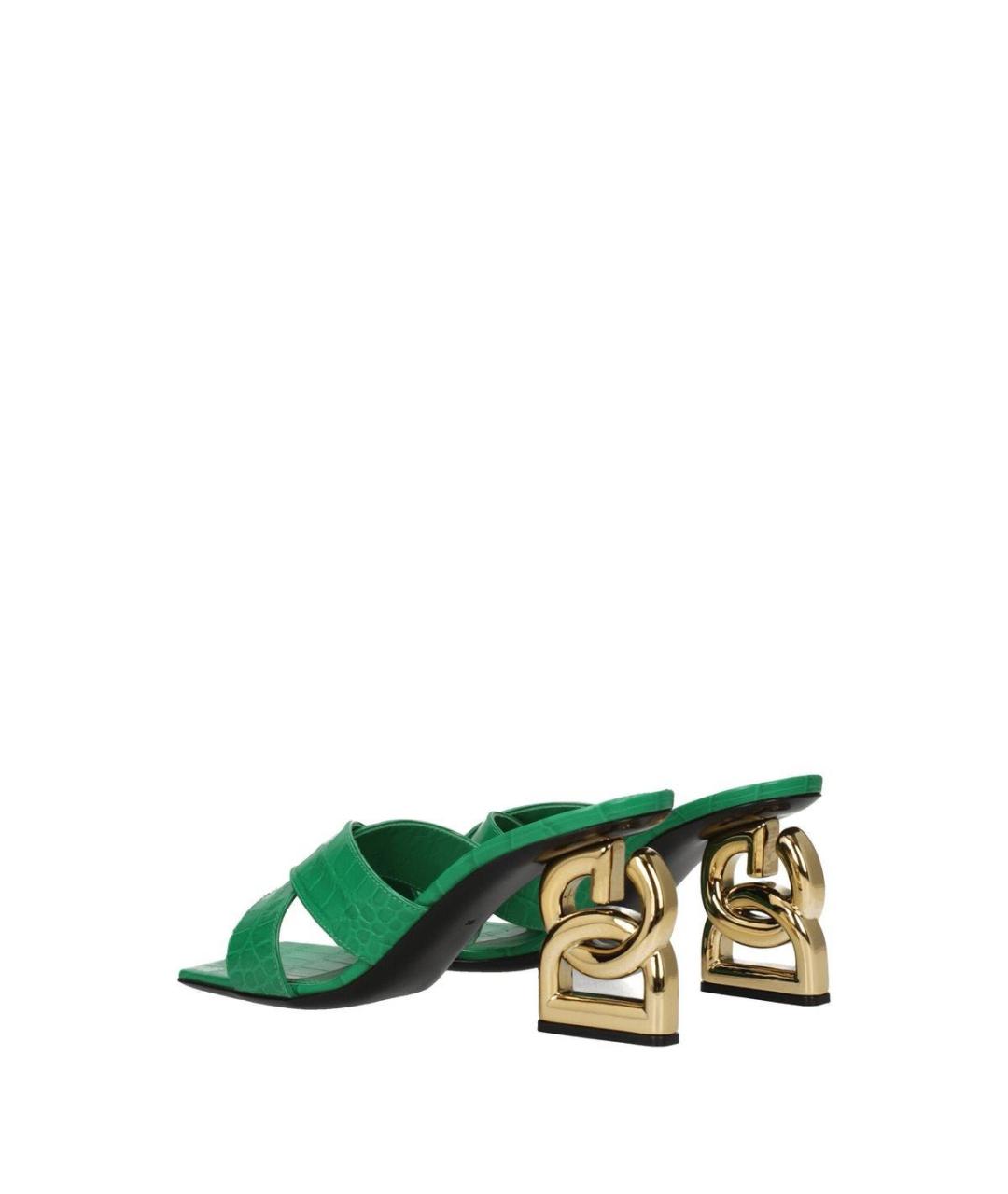 DOLCE&GABBANA Кожаные босоножки, фото 2