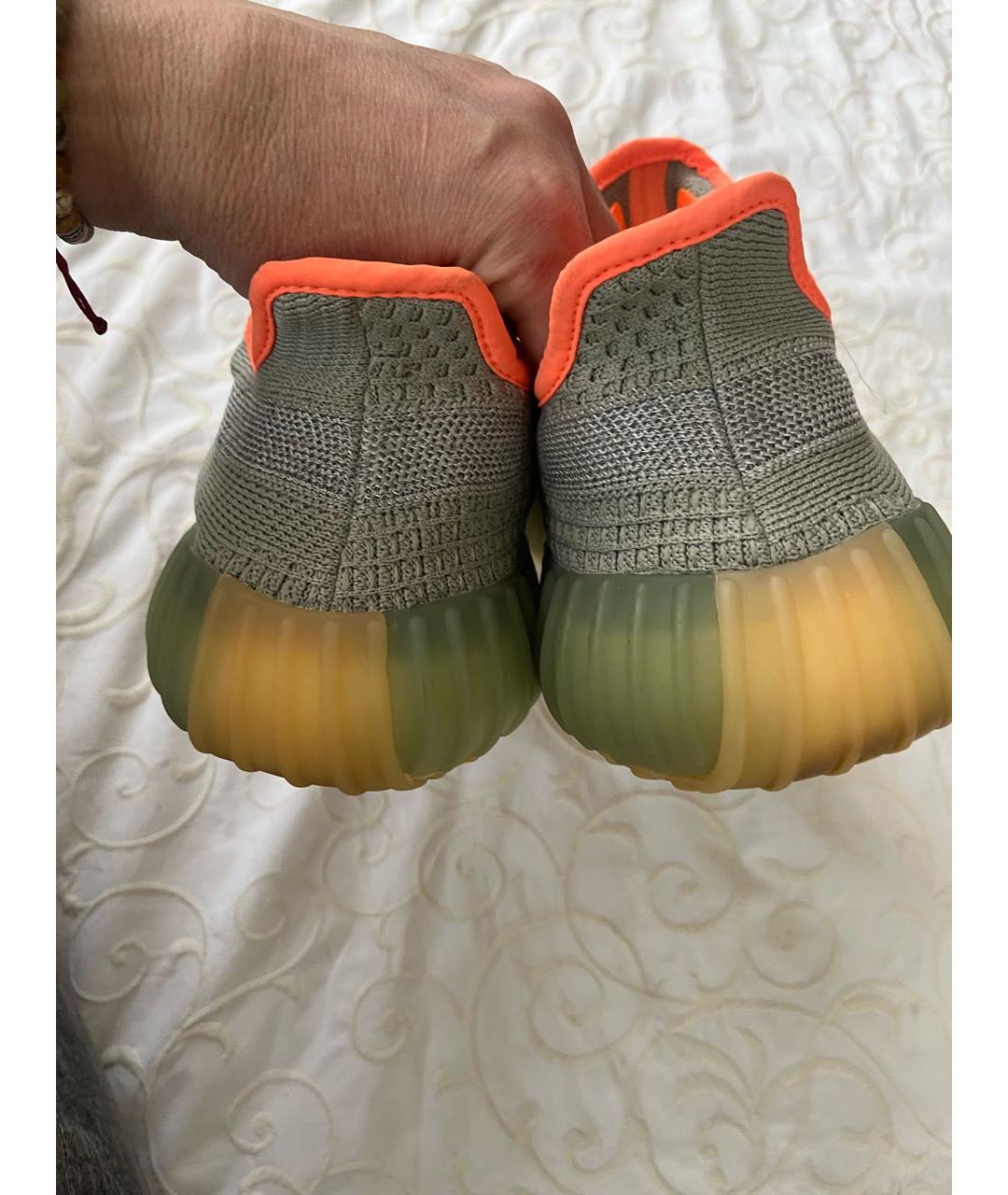ADIDAS YEEZY Зеленые низкие кроссовки / кеды, фото 6