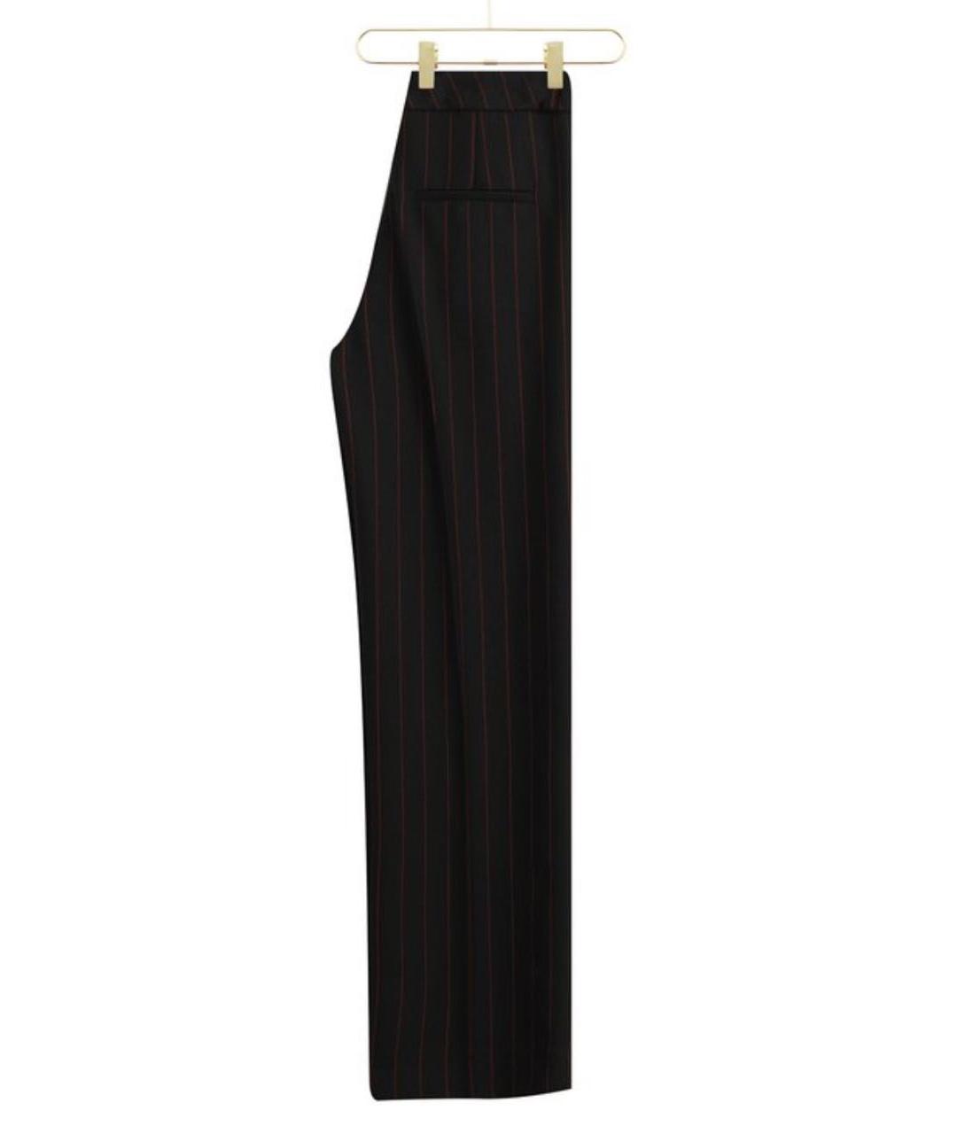 MCQ ALEXANDER MCQUEEN Серые шерстяные прямые брюки, фото 2