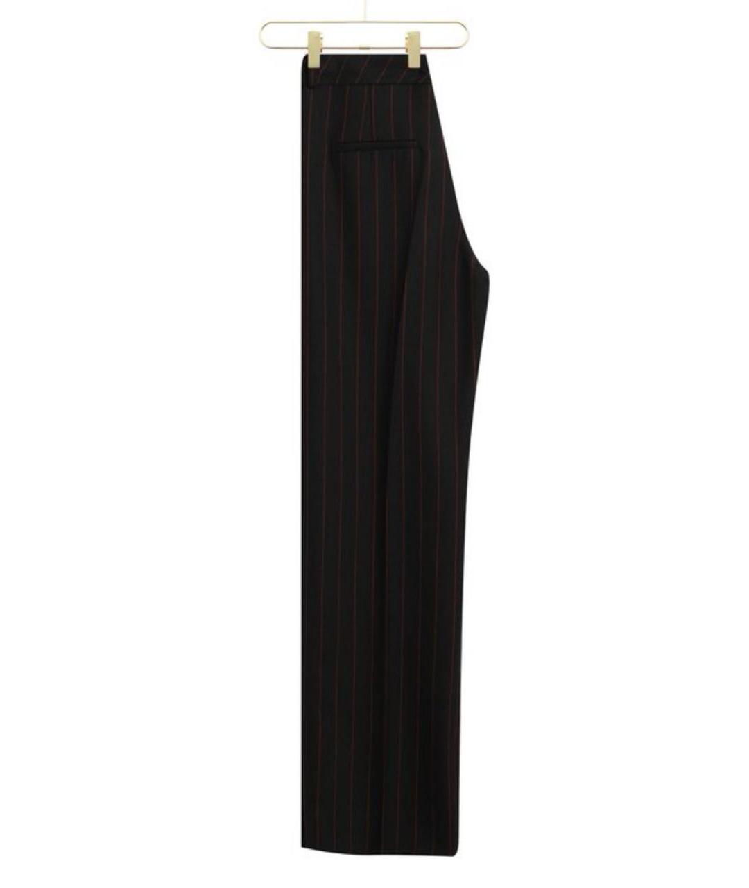 MCQ ALEXANDER MCQUEEN Серые шерстяные прямые брюки, фото 3