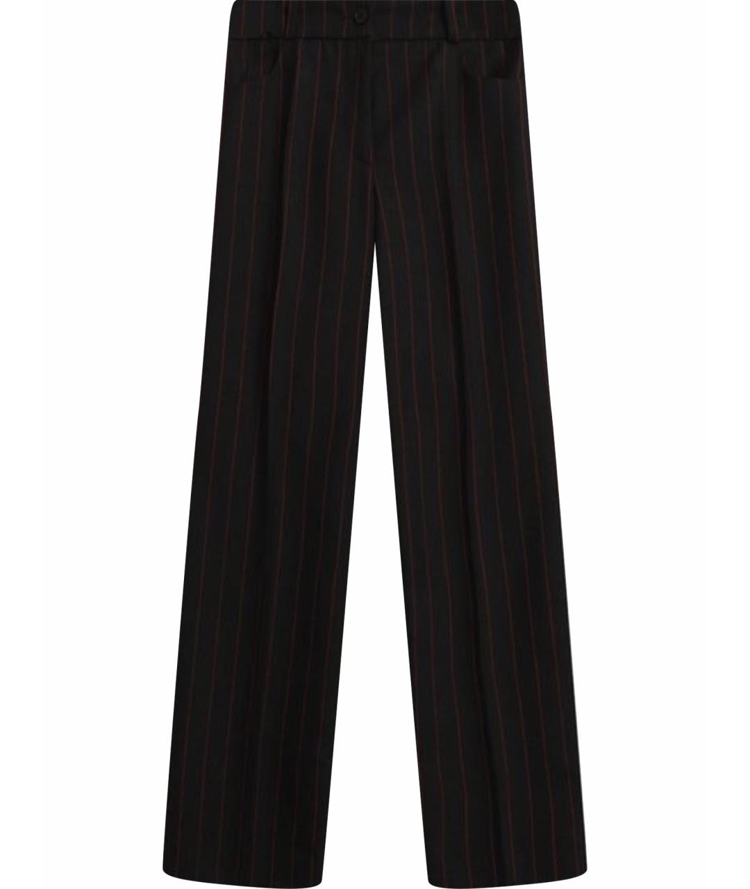 MCQ ALEXANDER MCQUEEN Серые шерстяные прямые брюки, фото 1