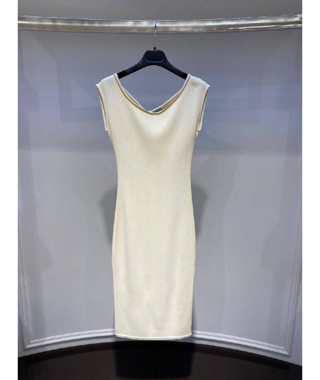 BLUMARINE Бежевое платье, фото 3