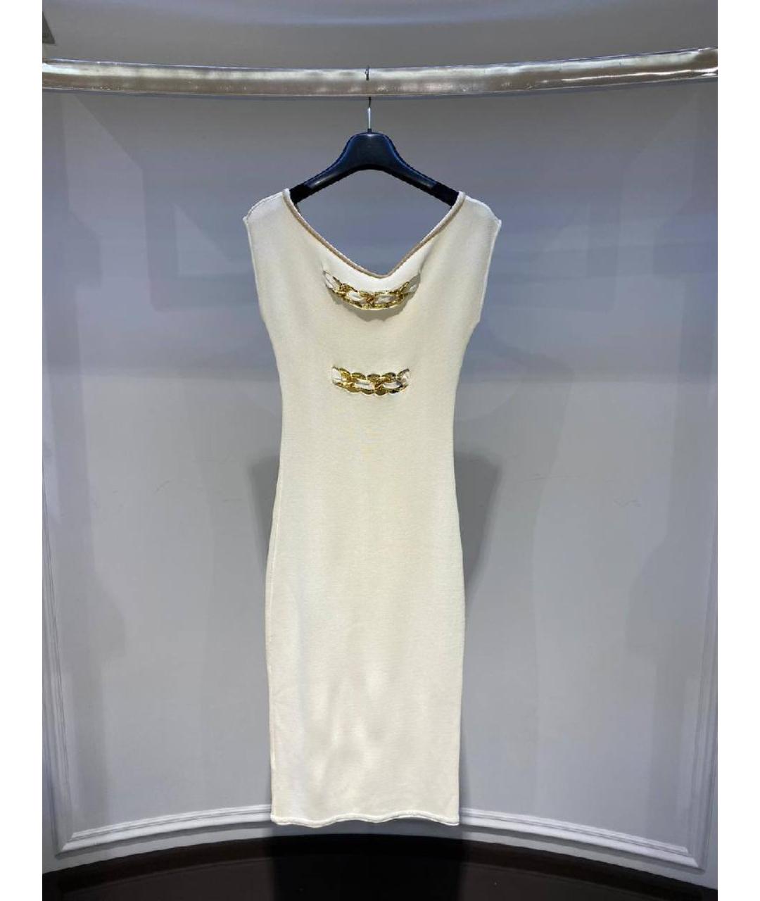 BLUMARINE Бежевое платье, фото 2