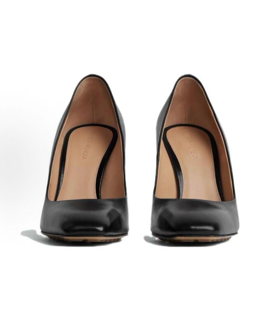 BOTTEGA VENETA Черные кожаные туфли, фото 2