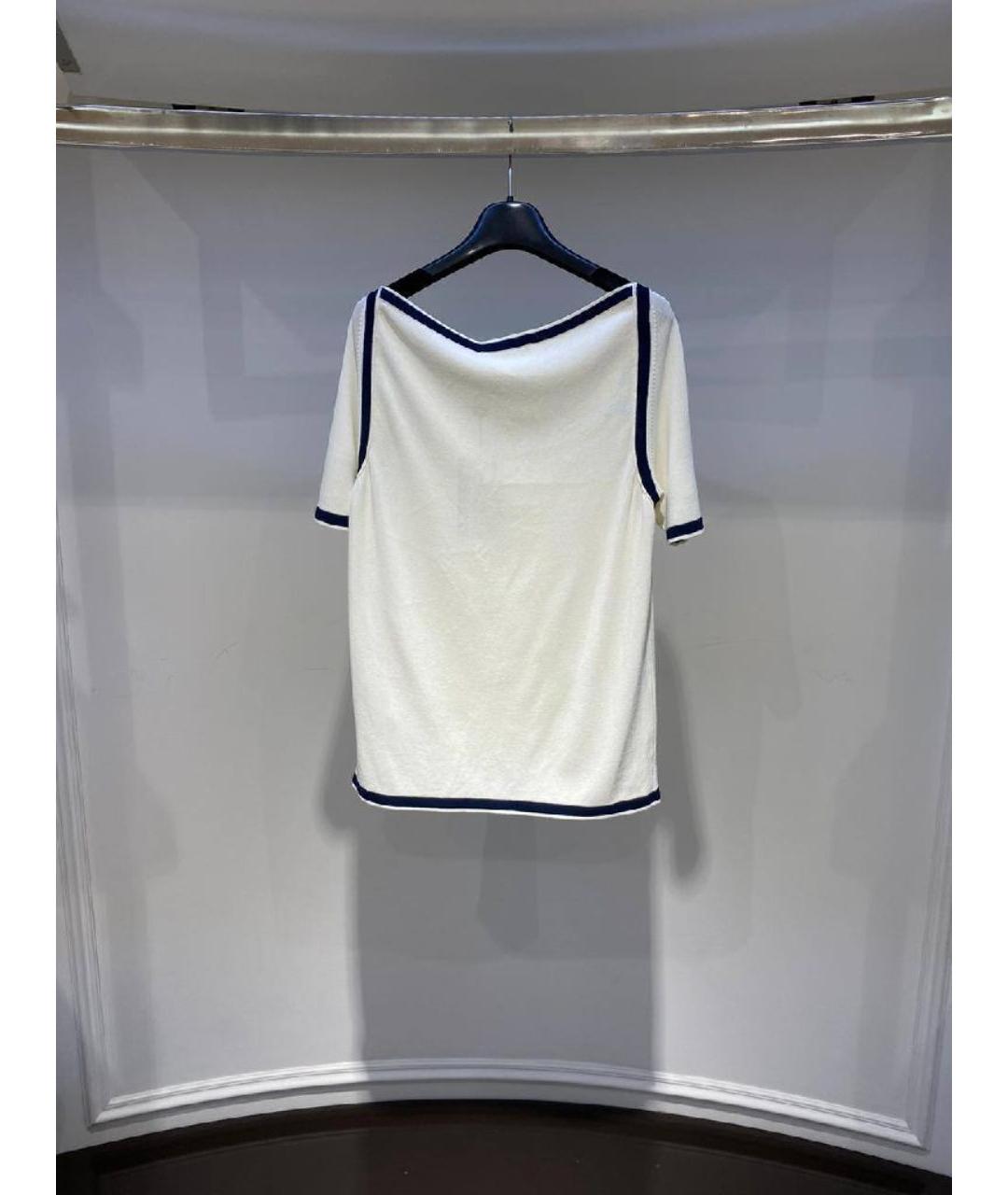 BLUMARINE Белая футболка, фото 2