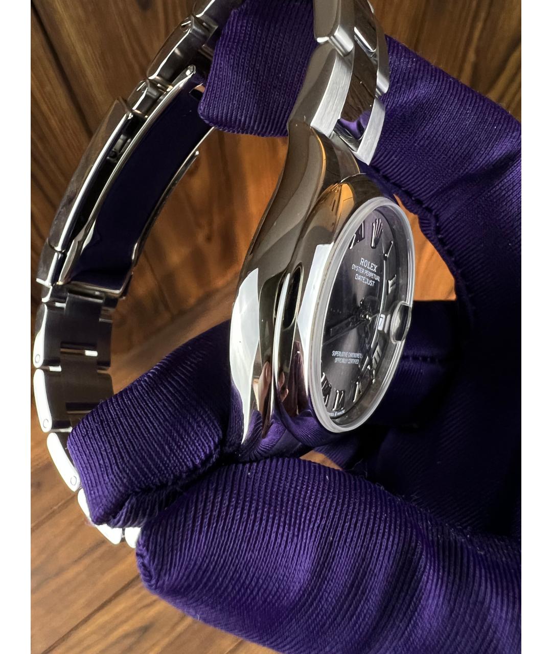 ROLEX Серые часы, фото 6