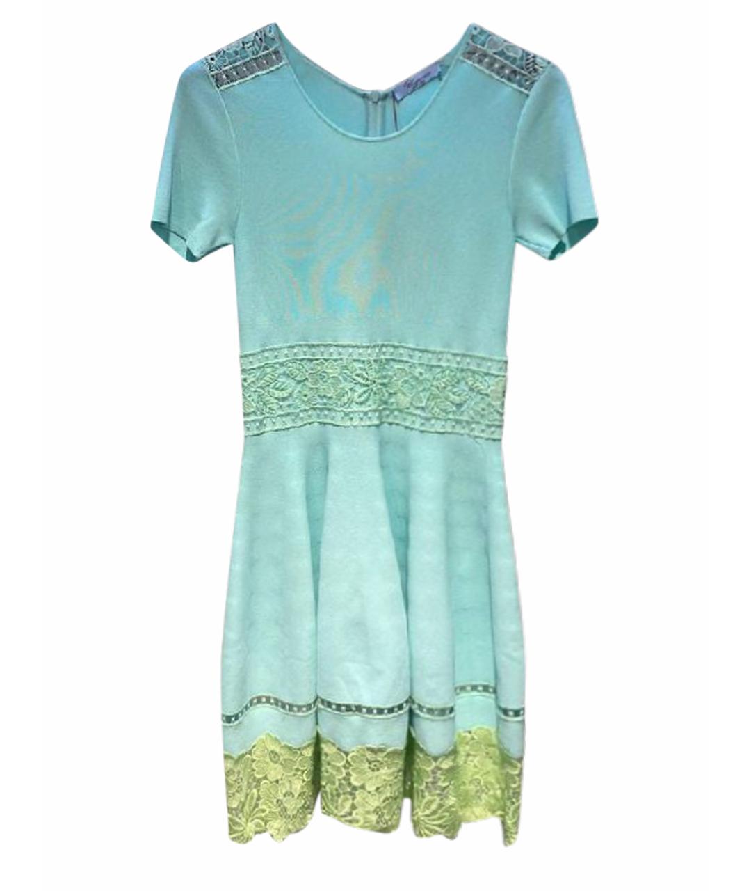 BLUMARINE Бирюзовое платье, фото 1