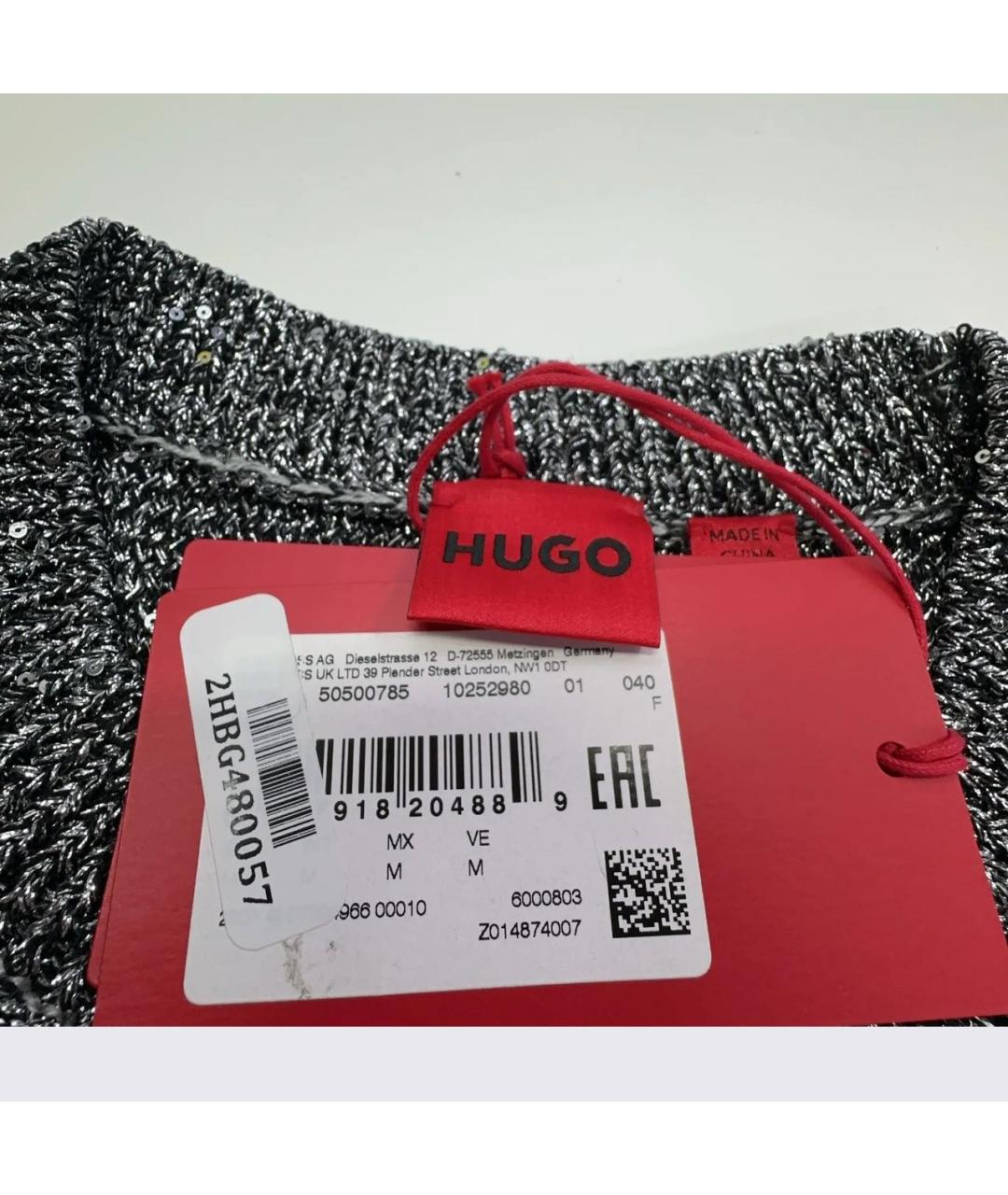 HUGO BOSS Черный джемпер / свитер, фото 5
