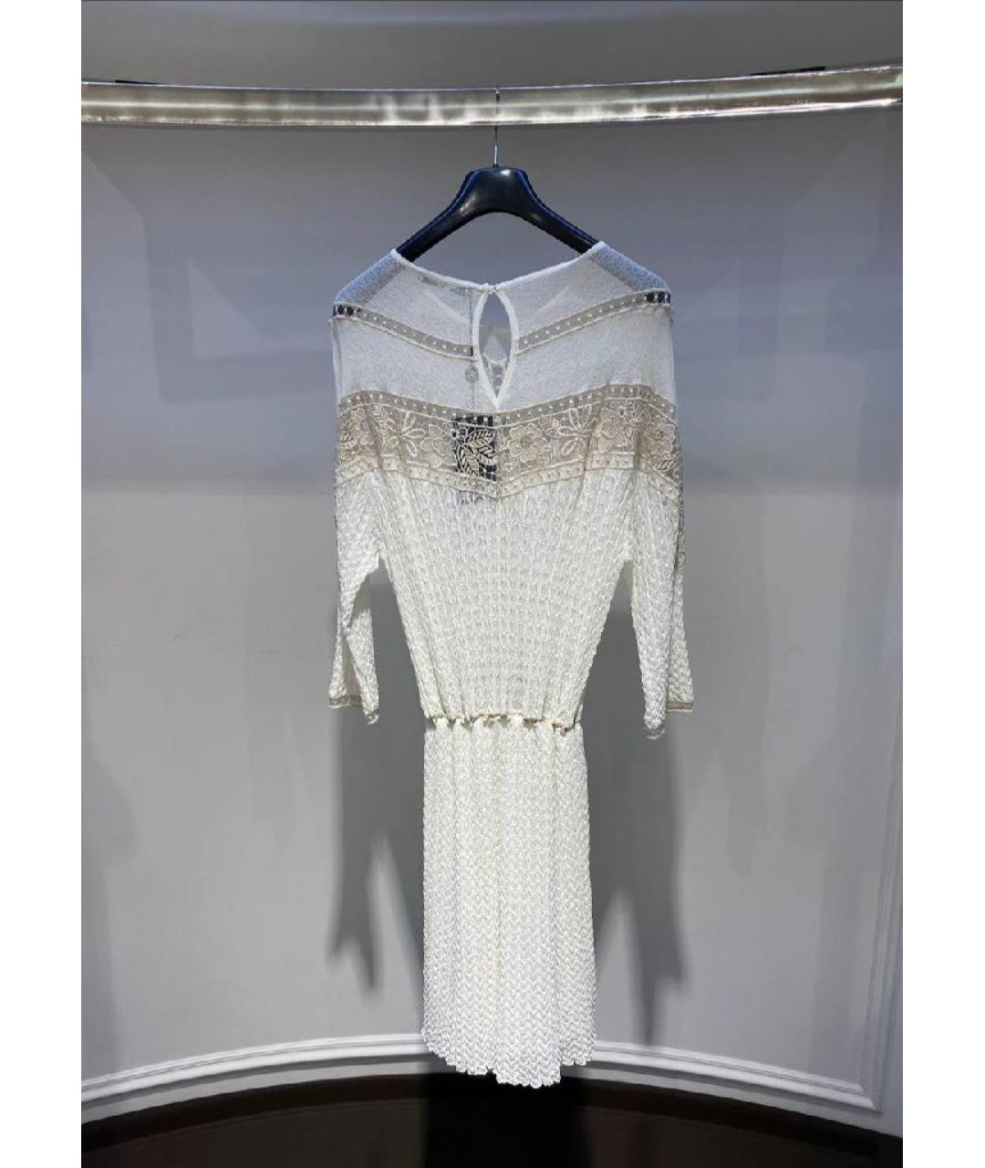 BLUMARINE Бежевое платье, фото 2