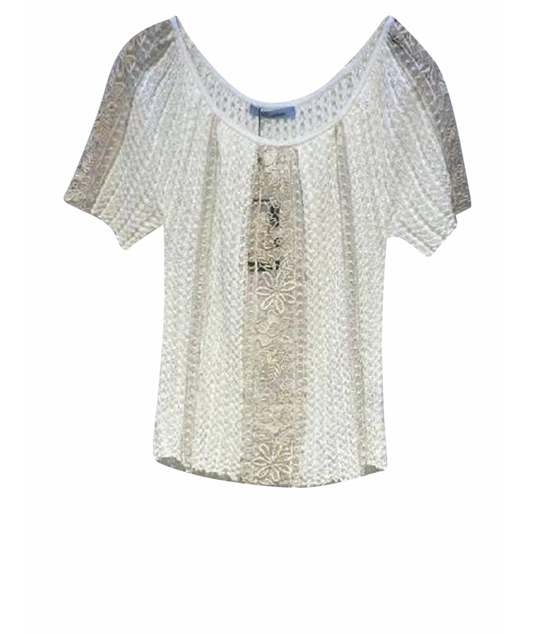 BLUMARINE Бежевая футболка, фото 1