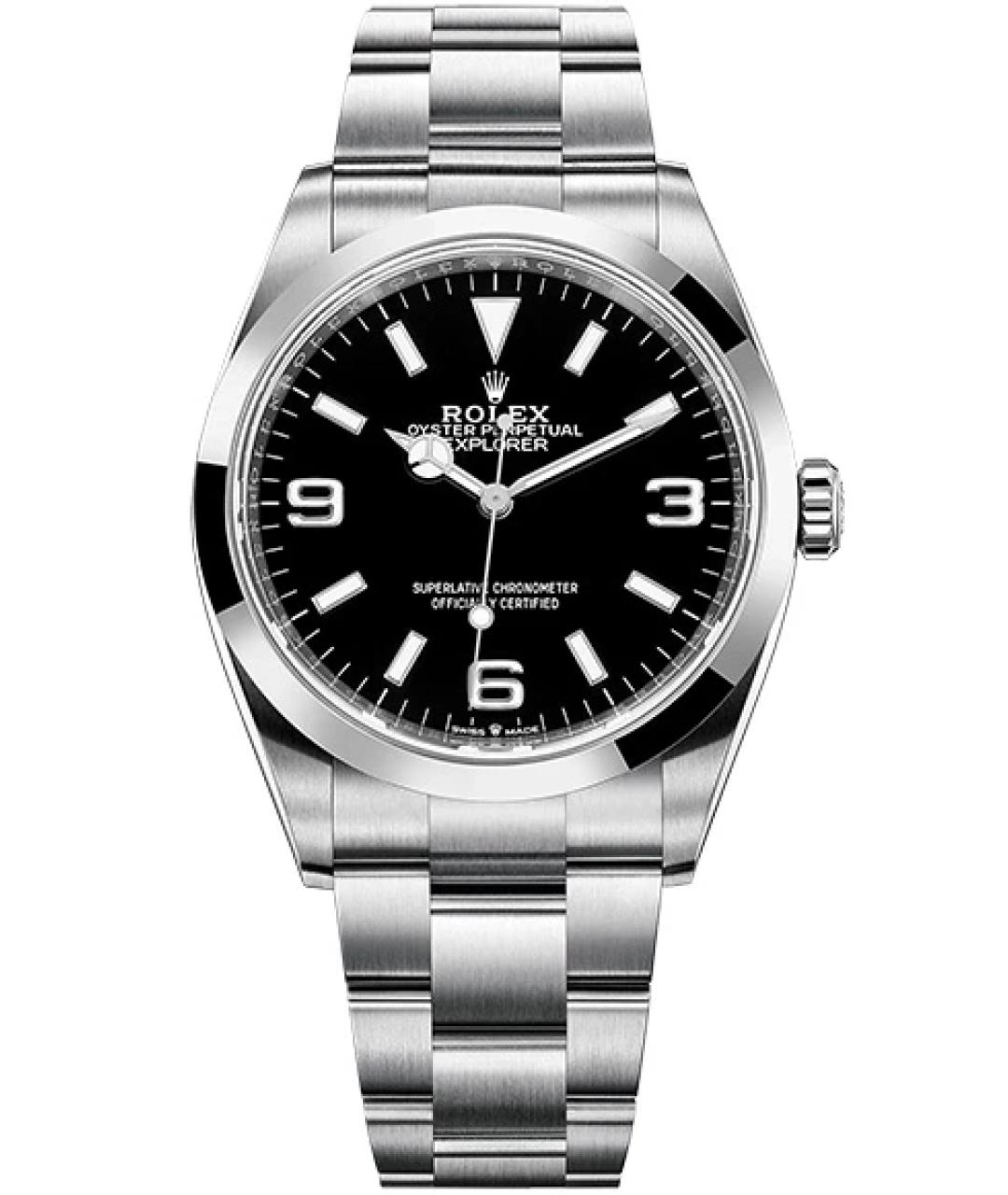 ROLEX Черные часы, фото 2
