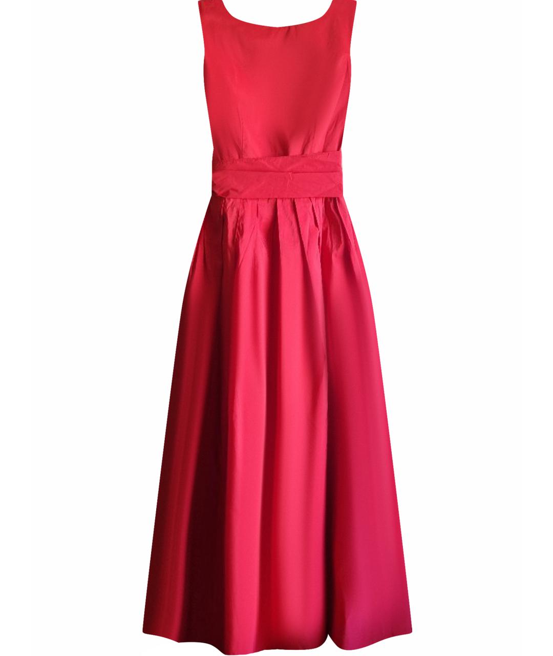 CAROLINA HERRERA Красное полиэстеровое вечернее платье, фото 1