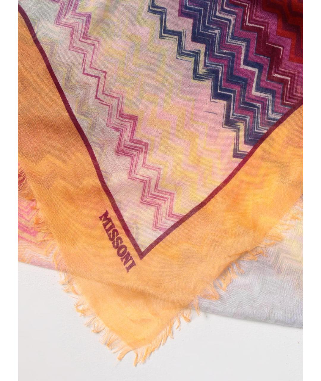 MISSONI Мульти хлопковый шарф, фото 3