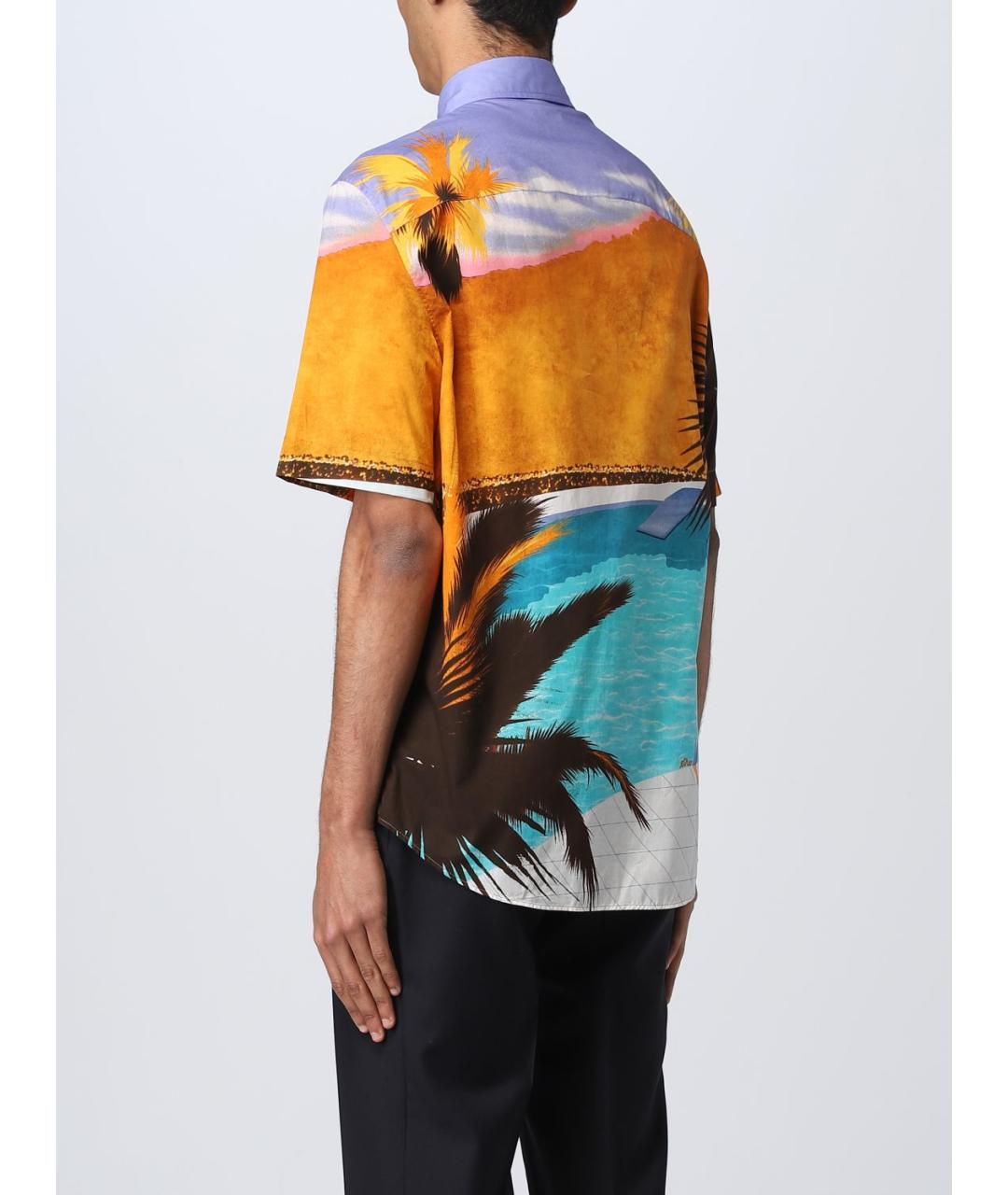 ETRO Мульти хлопковая кэжуал рубашка, фото 4