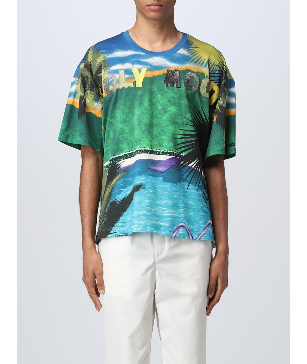 ETRO Мульти хлопковая футболка, фото 2