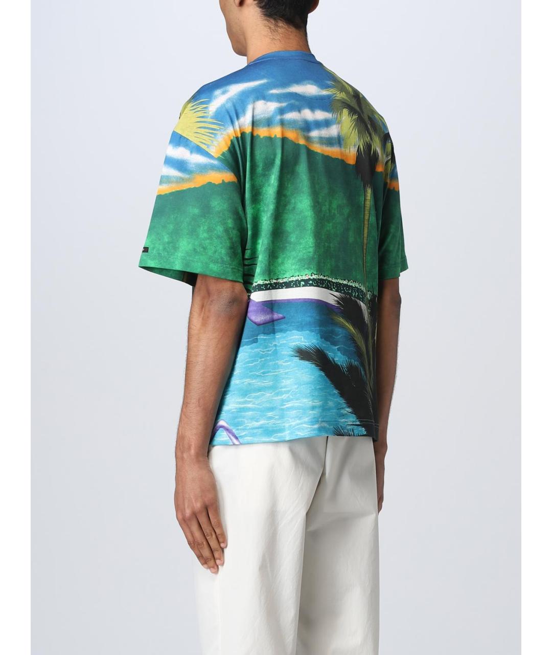 ETRO Мульти хлопковая футболка, фото 4