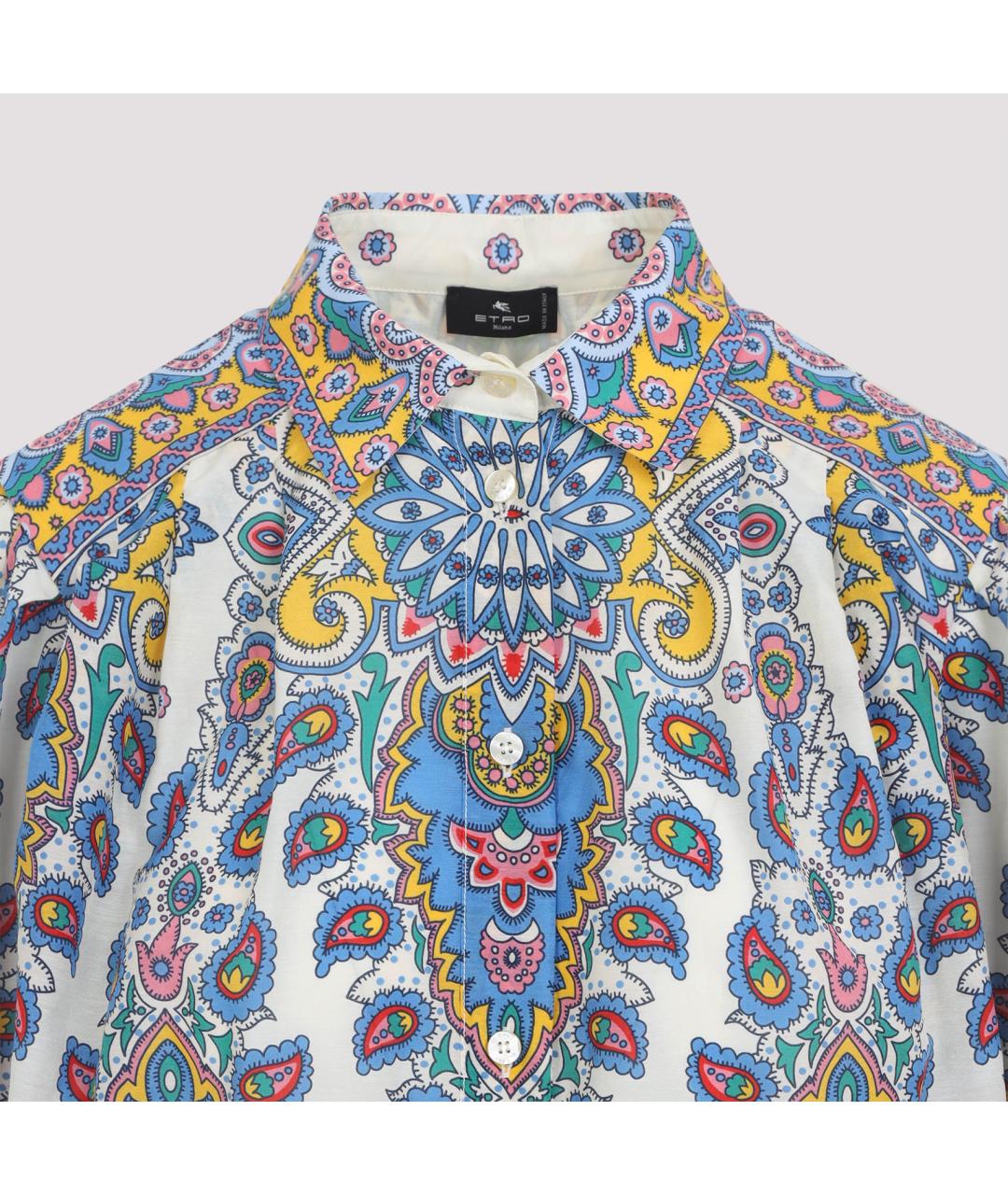 ETRO Мульти хлопковая рубашка, фото 5