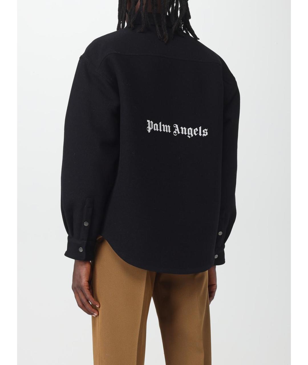 PALM ANGELS Черная куртка, фото 3