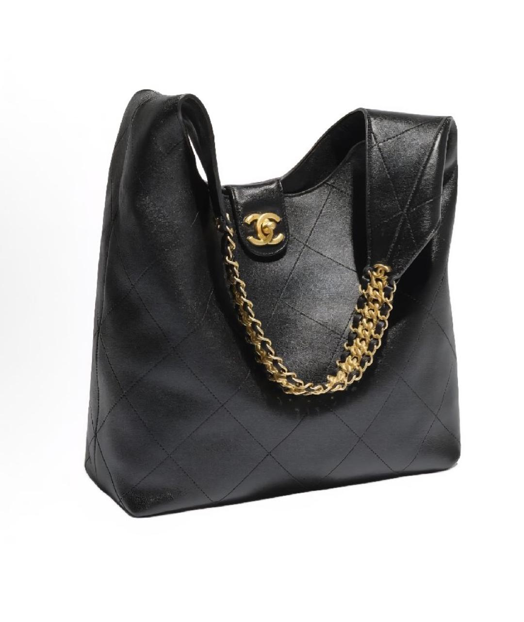 CHANEL Черная сумка тоут, фото 5