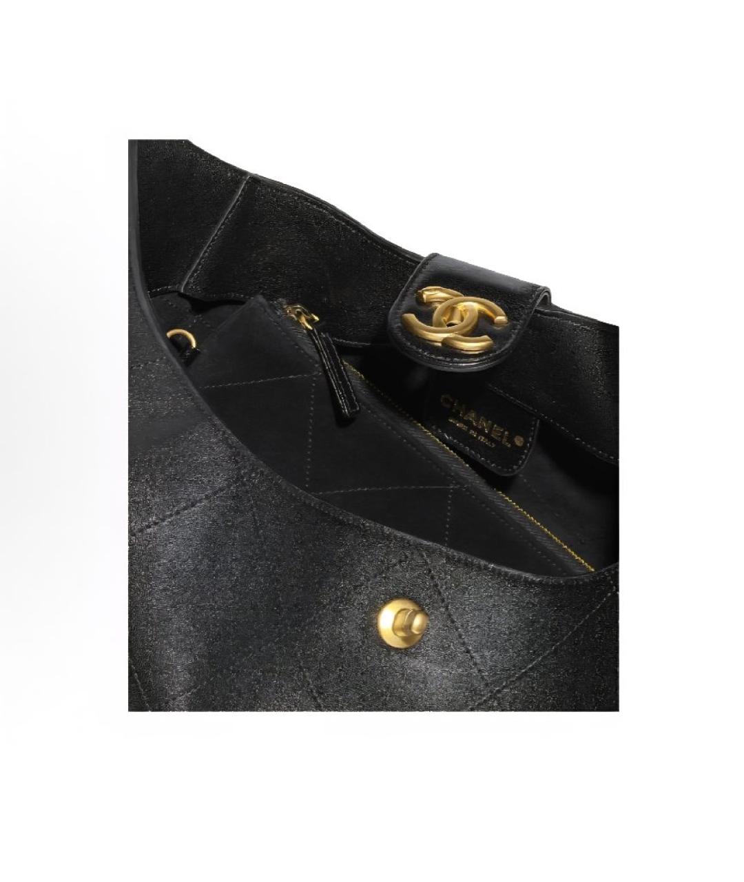 CHANEL Черная сумка тоут, фото 3