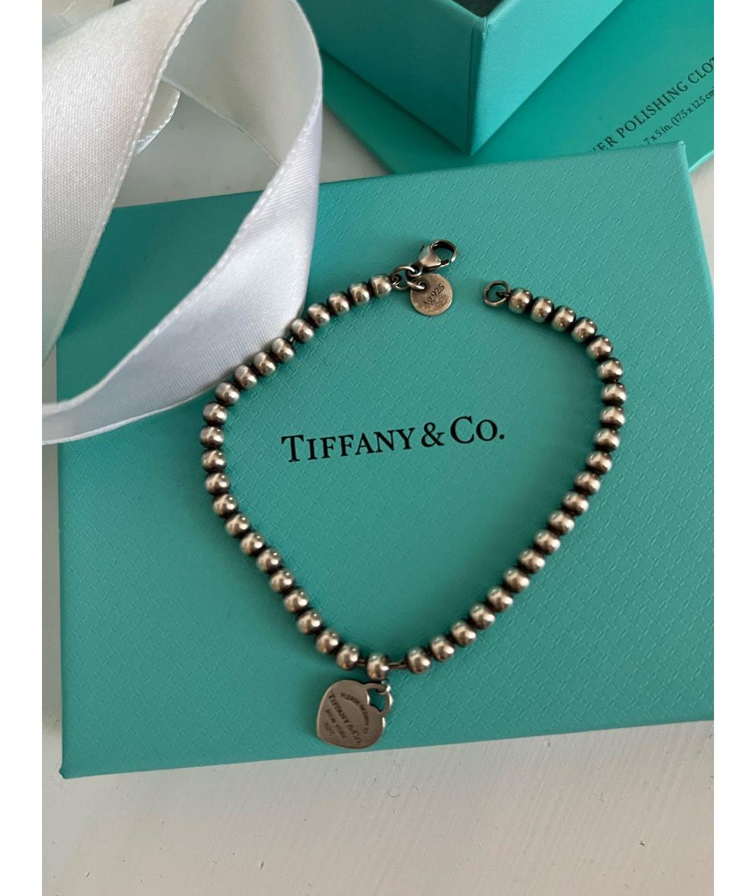 TIFFANY&CO Серебрянный серебряный браслет, фото 3