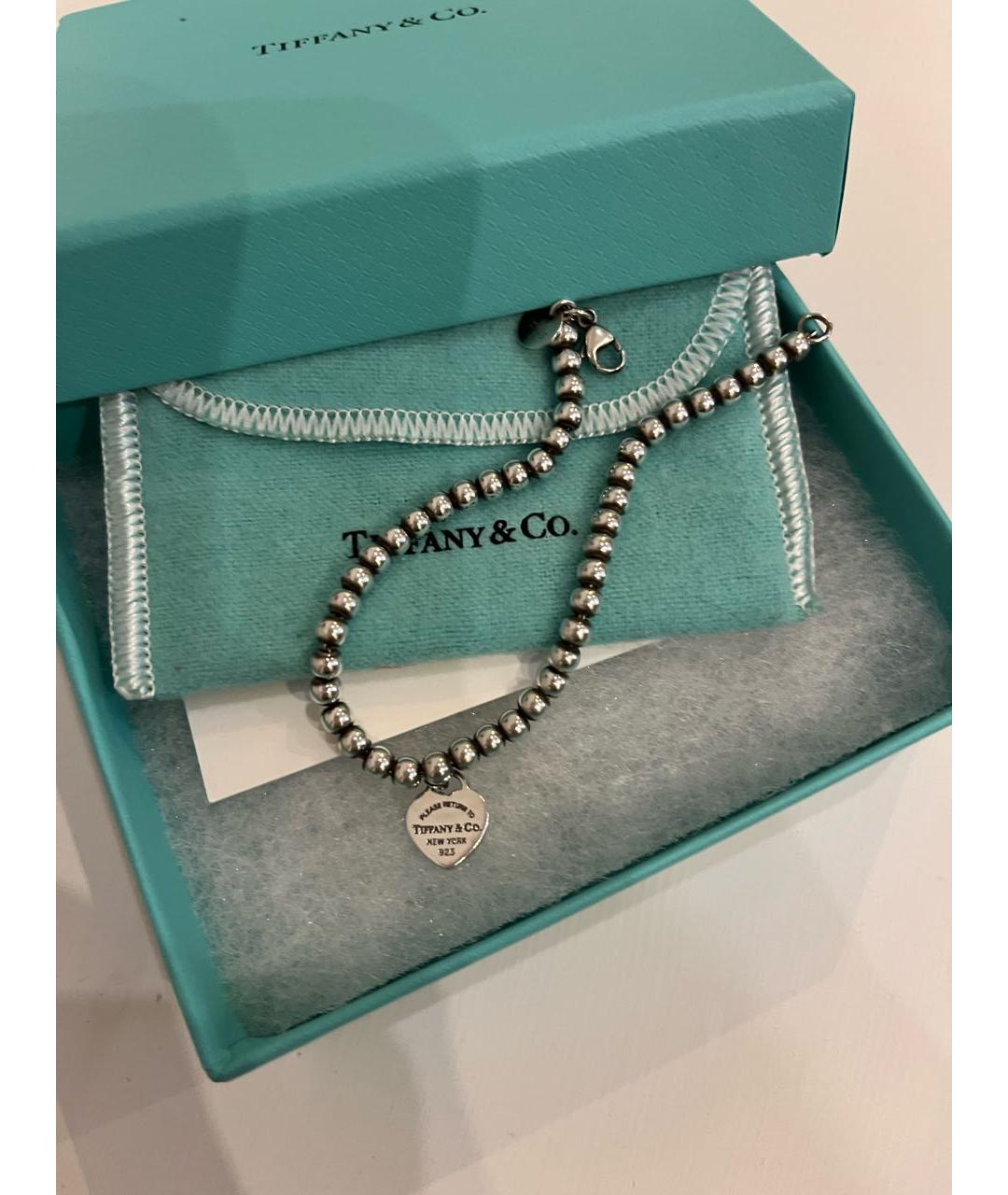 TIFFANY&CO Серебрянный серебряный браслет, фото 6
