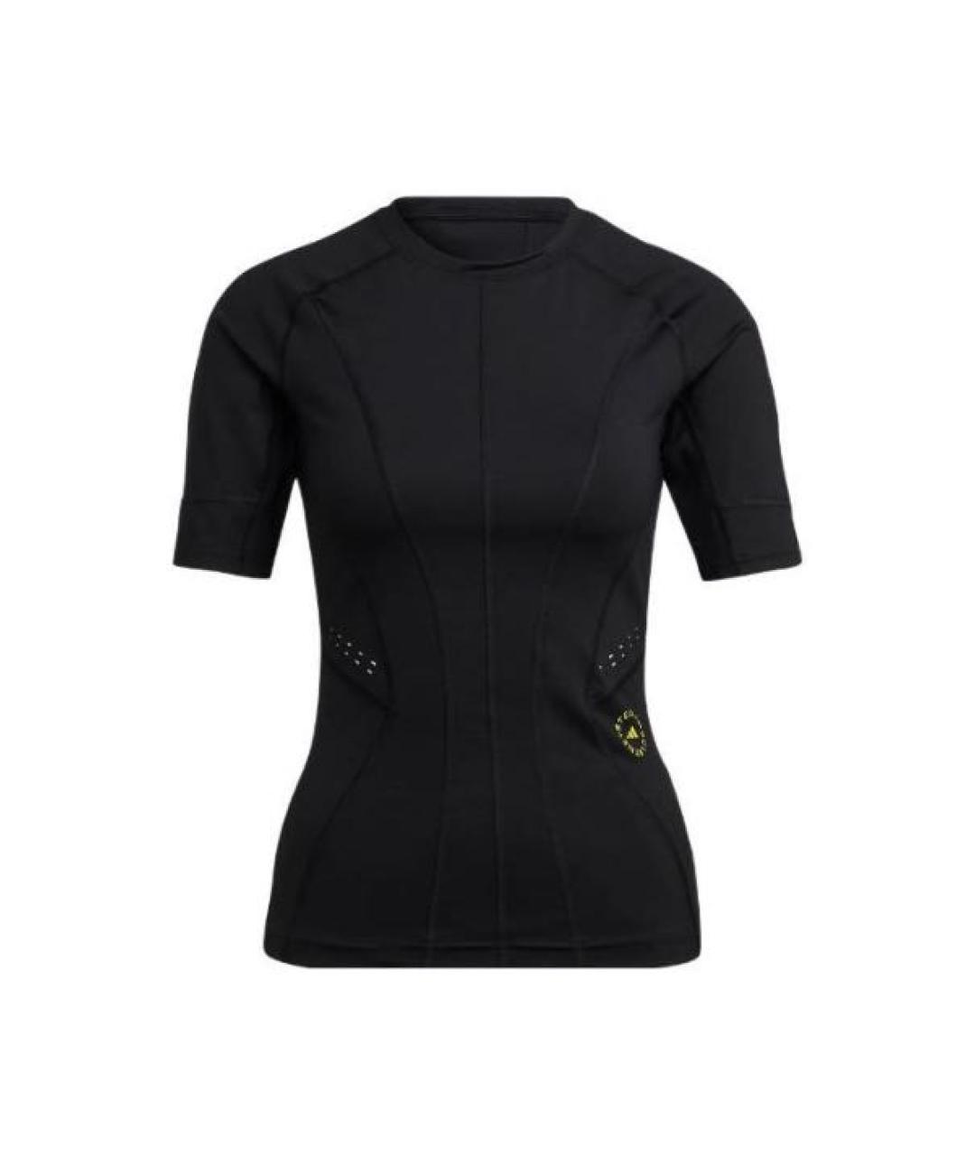 ADIDAS BY STELLA MCCARTNEY Черная полиэстеровая футболка, фото 9