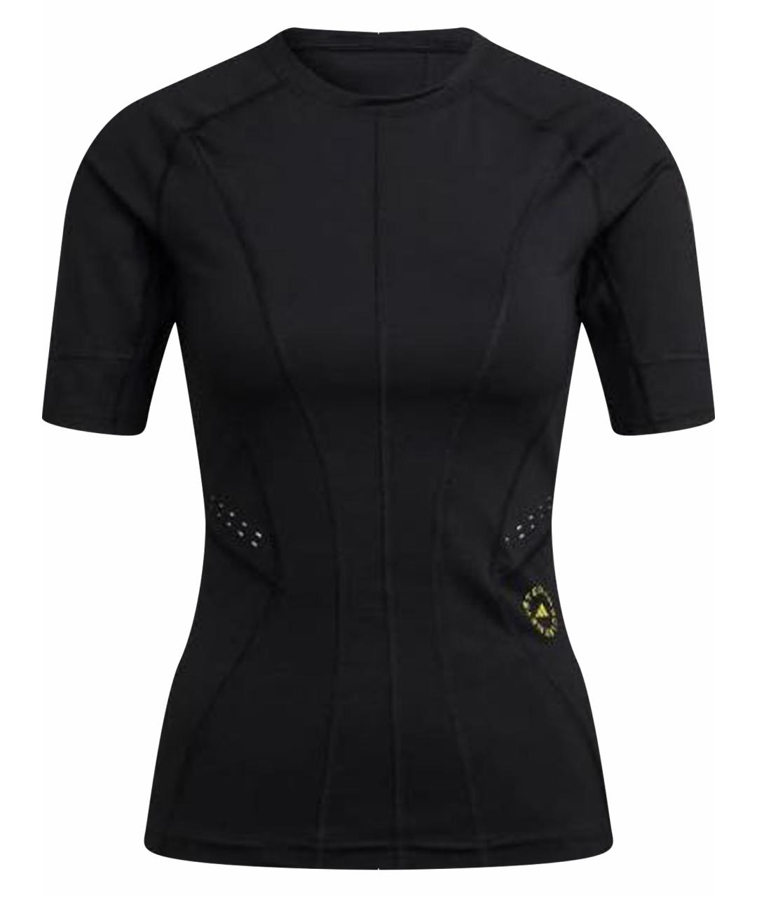 ADIDAS BY STELLA MCCARTNEY Черная полиэстеровая футболка, фото 1