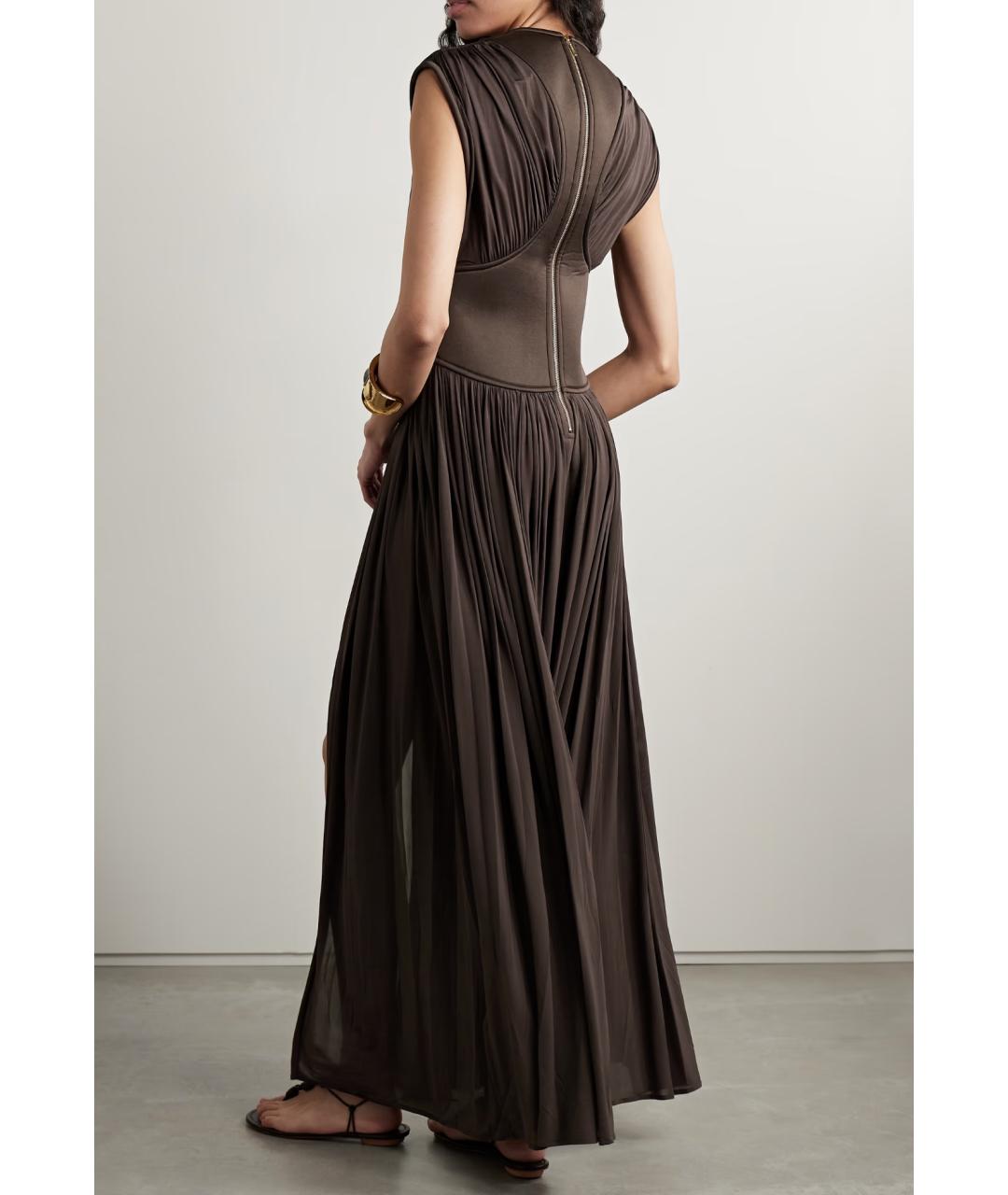 ZIMMERMANN Коричневое платье, фото 3