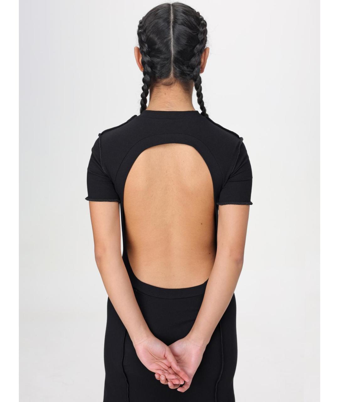 PALM ANGELS Черное платье, фото 5