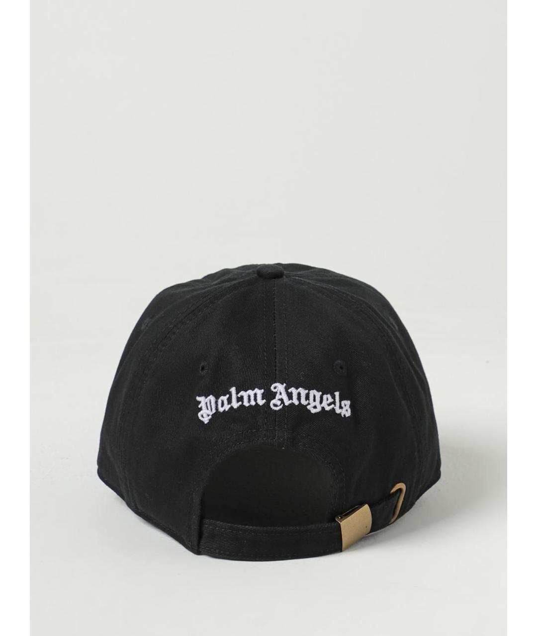 PALM ANGELS Черная хлопковая кепка/бейсболка, фото 3
