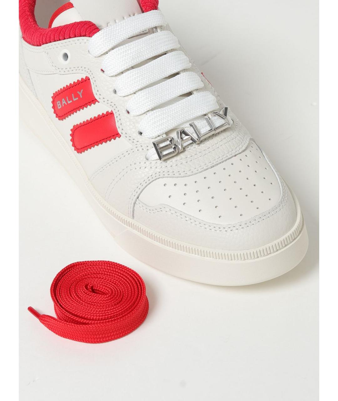 BALLY Красные низкие кроссовки / кеды, фото 4