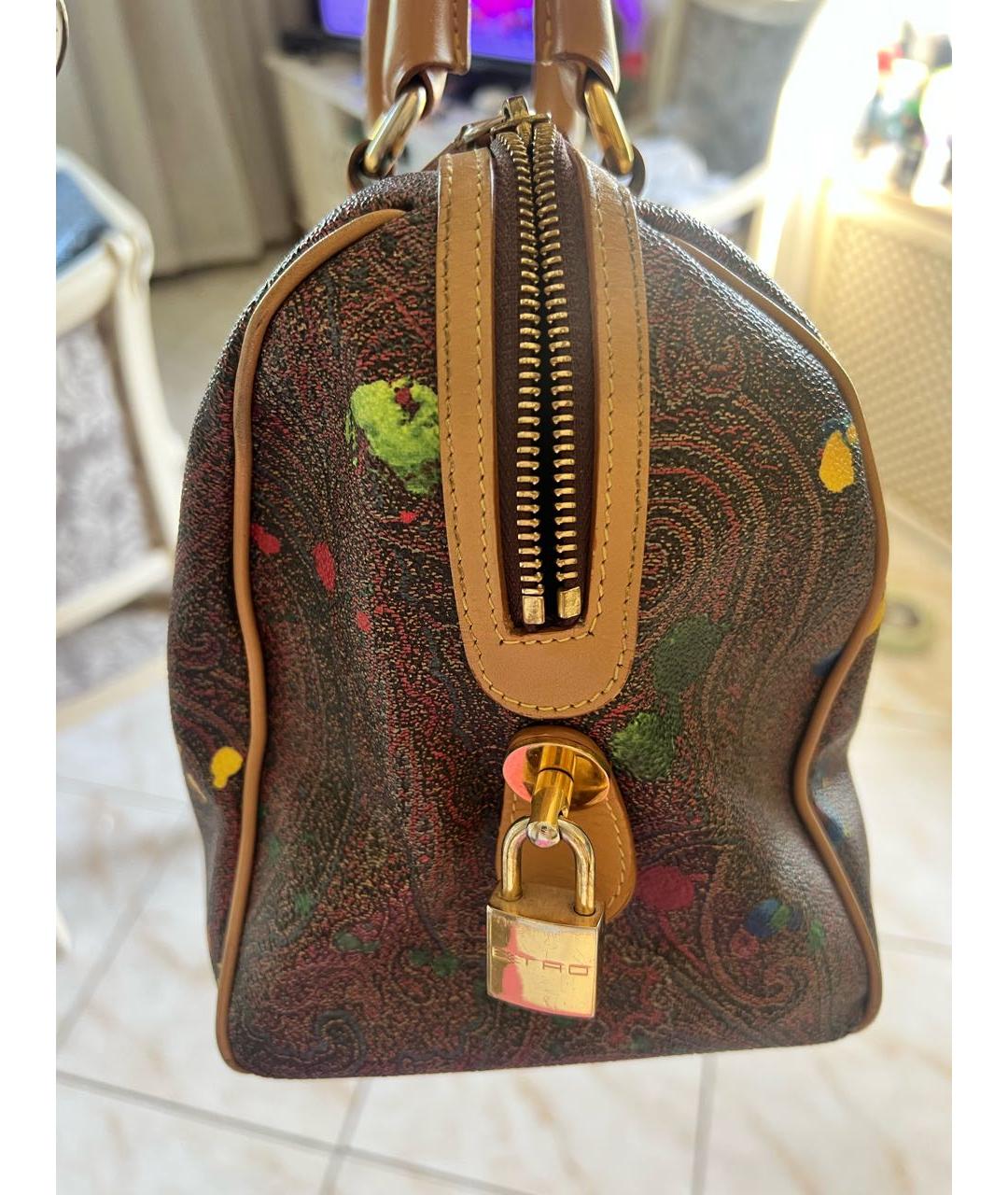 ETRO Коричневая сумка тоут, фото 2
