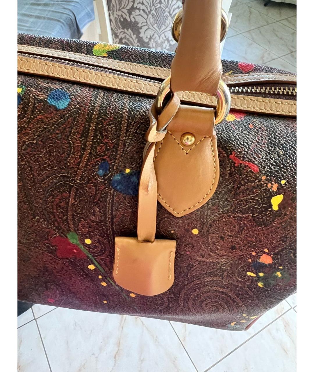 ETRO Коричневая сумка тоут, фото 3