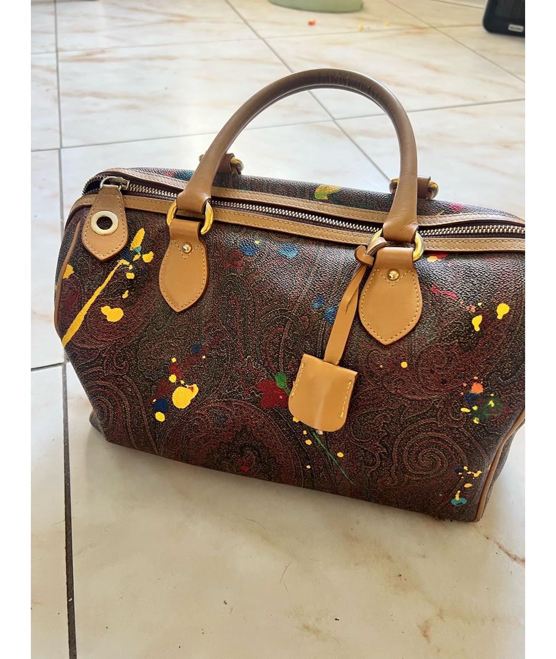 ETRO Коричневая сумка тоут, фото 4